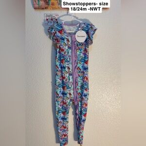 Toddler 2T bamboo little mermaid Ariel zippy Showstoppers NWT